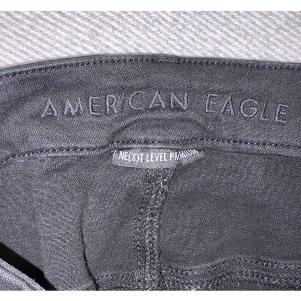 American Eagle Curvy Hi-Rise Jegging - Black Women’s Size 24 Regular - Picture 6 of 10